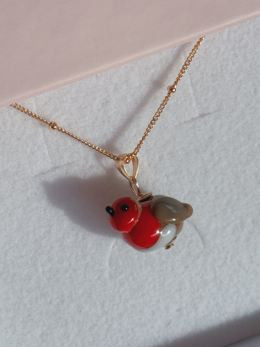 Robin Charm Necklace