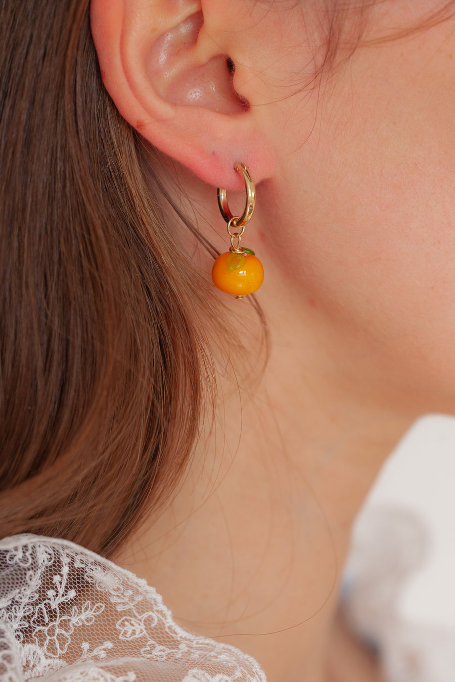 Orange Earrings