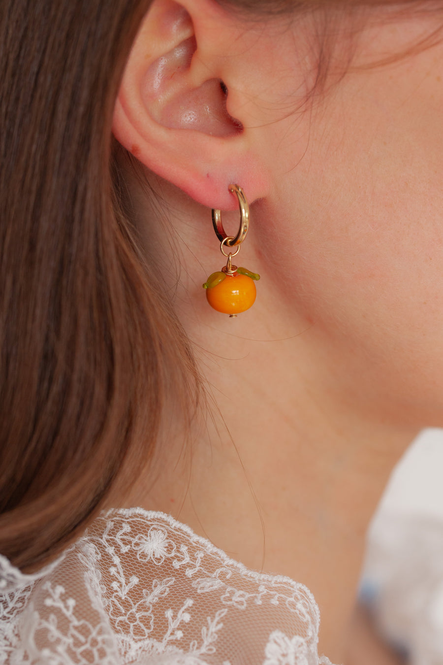 Orange Earrings