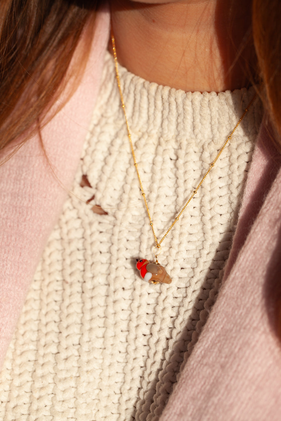 Robin Charm Necklace