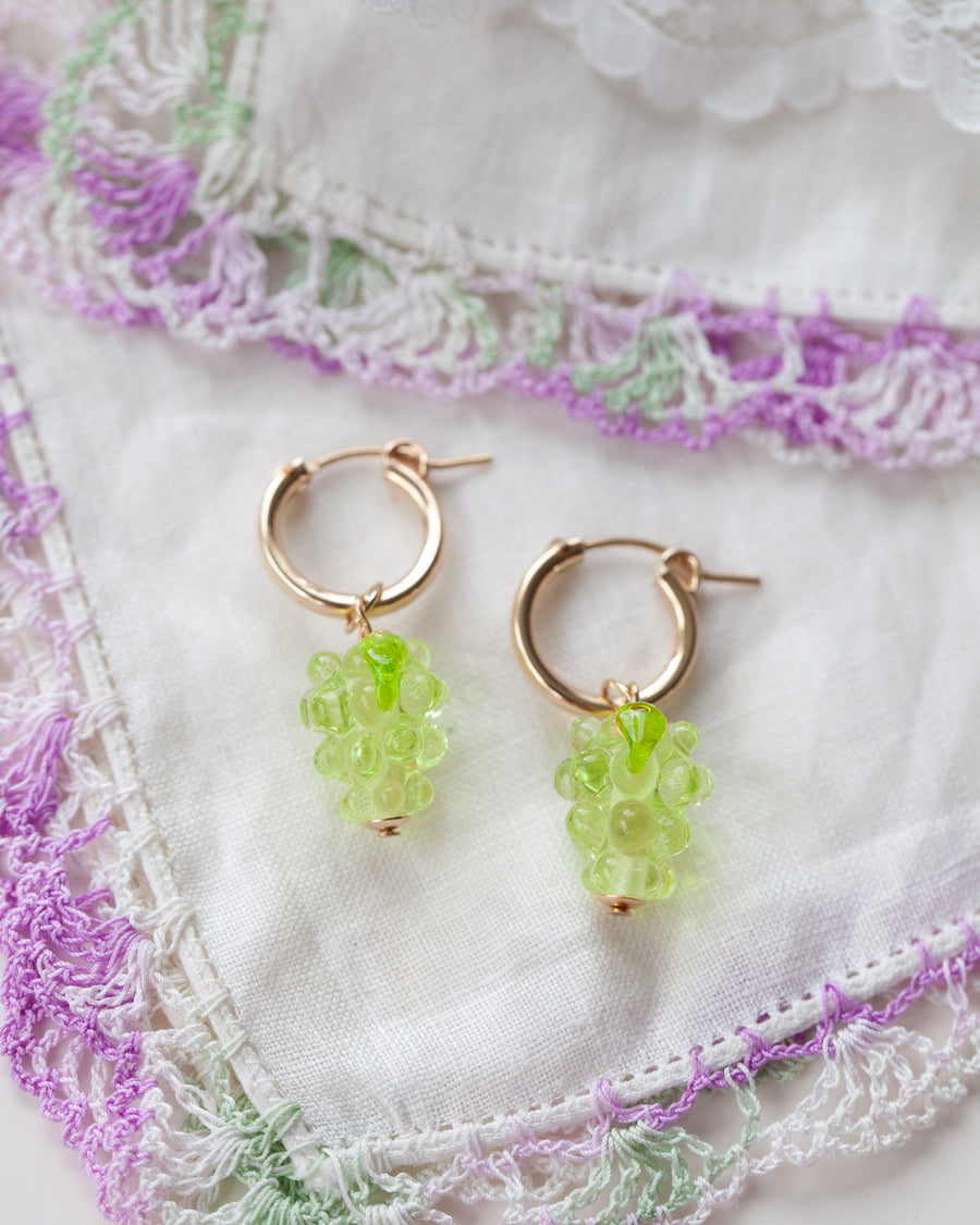 Green Grape Earrings