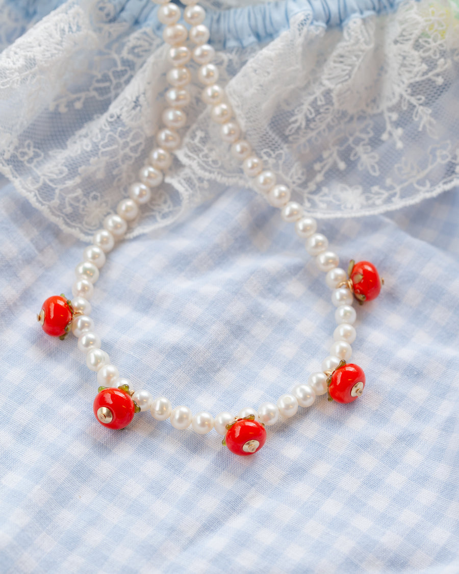 Tomato Banquet Necklace