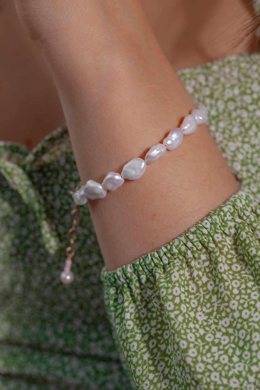 Blessing Bracelet-White Pearl Large Size – Casey's Irish Imports, Inc.